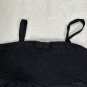 Fullfitall Womens Black Shirred Bodice Swimdress With Adjustable Straps Size 14