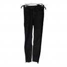 Zara Woman Black Skinny Jeans With Velvet Side Stripes Size 2 Premium Denin Zara Woman Black Skinny Jeans With Velvet Side Stripes Size 2 Premium Denin