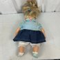 Vintage 1993 Cititoy Blonde Doll In Blue Dress & White Bloomers