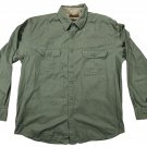 Faded Glory Mens Large Green Button-Down Long Sleeve Casual Shirt Vintage Style Faded Glory Mens Large Green Button-Down Long Sleeve Casual Shirt Vintage Style