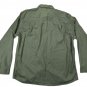 Faded Glory Mens Large Green Button-Down Long Sleeve Casual Shirt Vintage Style