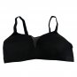 Joyspun Black Wireless Bra Adjustable Back Hook XL Comfort Nylon & Spandex Blend
