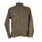 Columbia Mens Small Full Zip Fleece Jacket Brown Lightweight Soft Outdoorwear