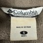 Columbia Mens Small Full Zip Fleece Jacket Brown Lightweight Soft Outdoorwear