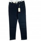 Ben Sherman Mens Stretch Fit Jeans 30W 34L Straight Dark Wash Cotton