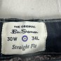 Ben Sherman Mens Stretch Fit Jeans 30W 34L Straight Dark Wash Cotton
