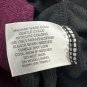 Made For Life Full-Zip Womens Hoodie Size L Burgundy & Black Faux Fur Lining