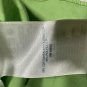 Lands End Womens 24W Green Broadcloth Wrinkle-Free Button-Down Shirt 3/4 Sleeve