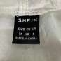 Shein Iridescent Lightweight Womens Jacket Size M Zip-Up Hooded Windbreaker