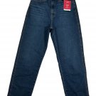 Levi Strauss Signature Womens High Rise Straight Jeans Size 6 W28 Blue Stretch