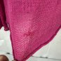 Eileen Fisher Petite Open Knit Fuchsia Linen Sweater Size PM