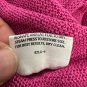 Eileen Fisher Petite Open Knit Fuchsia Linen Sweater Size PM