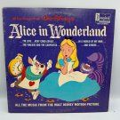Walt Disneys Alice In Wonderland LP Record 1968 Disneyland DQ1208MO Vinyl 33 RPM Walt Disneys Alice In Wonderland LP Record 1968 Disneyland DQ1208MO Vinyl 33 RPM