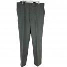 Towncraft Mens Gray Worsted Wool & Dacron Polyester Dress Pants 36W 34L Towncraft Mens Gray Worsted Wool & Dacron Polyester Dress Pants 36W 34L