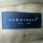 Towncraft Mens Gray Worsted Wool & Dacron Polyester Dress Pants 36W 34L