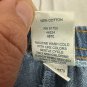 Blair Womens Elastic Waist Denim Pull On Pants Size 4XL 100% Cotton Blue