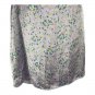 Zara Lilac Floral Puff Sleeve Dress L 100% Polyester Made In Romania