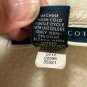 Karen Scott Sport Petite Womenâs PL Ivory Fleece Vest Full Zip Casual