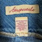 Aeropostale Womens Denim Pleated Mini Skirt Size 3/4 Blue Lightweight Flare