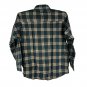 Haband Mens Large Plaid Long Sleeve Button-Down Shirt