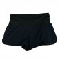 Roxy Womens 4-Way Stretch Black Athletic Shorts Sz Large Lightweight Activewear