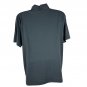 Travis Mathew Mens Polo Shirt Size Large Gray With Pink & White Stripes