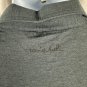 Travis Mathew Mens Polo Shirt Size Large Gray With Pink & White Stripes