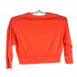 Old Navy Womens Size XXL Sweatshirt "Here And Now" Coral Cotton & Polyester