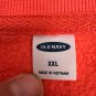 Old Navy Womens Size XXL Sweatshirt "Here And Now" Coral Cotton & Polyester