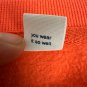 Old Navy Womens Size XXL Sweatshirt "Here And Now" Coral Cotton & Polyester