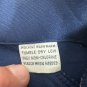 Retro Idletime Mens Navy Blue Short Sleeve Button-Up Shirt Size L