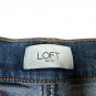 LOFT Outlet Womens High Rise Flare Crop Jeans Size 10 Medium Wash Denim Raw Hem