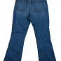 LOFT Outlet Womens High Rise Flare Crop Jeans Size 10 Medium Wash Denim Raw Hem