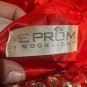 Elegant Red Beaded Waist Prom Skirt Moon Light Size 2 Pleated Tulle Underskirt
