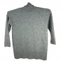 Time And Tru Womens Open Front Cardigan Sweater Size L Gray Light Knit Casual
