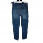 SO High Rise Mom Jeans Distressed Ripped Knees Blue Denim Size 5/27
