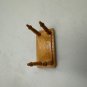 Miniature Wooden Grand Piano & Bench Dollhouse Furniture Set Handcrafted 2-Piece