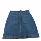 Draper James RSVP Light Blue Denim A-Line Skirt Size 10 Draper James RSVP Light Blue Denim A-Line Skirt Size 10