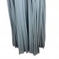 Azazie Long Pleated Blue Dress Size 8 Sleeveless Polyester