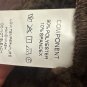Brown Refeel Womens Jacket With Faux Shearling Trim Size L