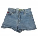 Mudd Womens High-Waisted Denim Shorts Size 3 Blue Casual Vintage Style