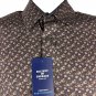 Society Of Threads Mens Slim Fit Floral Shirt No Iron Wrinkle-Free Size M