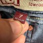 L.E.I Chelsea Lowrise Girls Denim Shorts Size 7 Embroidered Adjustable Waist