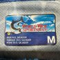 World Wide Sportsman Blue Long Sleeve Mens Medium Fishing Shirt UV Protection