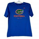 Nike Boys Dri-Fit Florida Gators Football Tee Size S Blue 100% Polyester