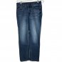 Time And Tru Womens Medium Wash Straight Leg Jeans Size 8 Denim Stretch Casual