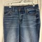 Time And Tru Womens Medium Wash Straight Leg Jeans Size 8 Denim Stretch Casual