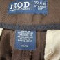 Izod Mens 32x30 American Chino Pants Straight Fit Dark Brown Cotton Casual Wear