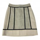 Ann Taylor Womens Size 2 Beige & Black Textured A-Line Skirt Polyester Blend Ann Taylor Womens Size 2 Beige & Black Textured A-Line Skirt Polyester Blend