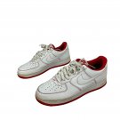 Nike Air Force 1 Mens Size 11.5 White & Red Leather Sneakers CV1724-100 Nike Air Force 1 Mens Size 11.5 White & Red Leather Sneakers CV1724-100